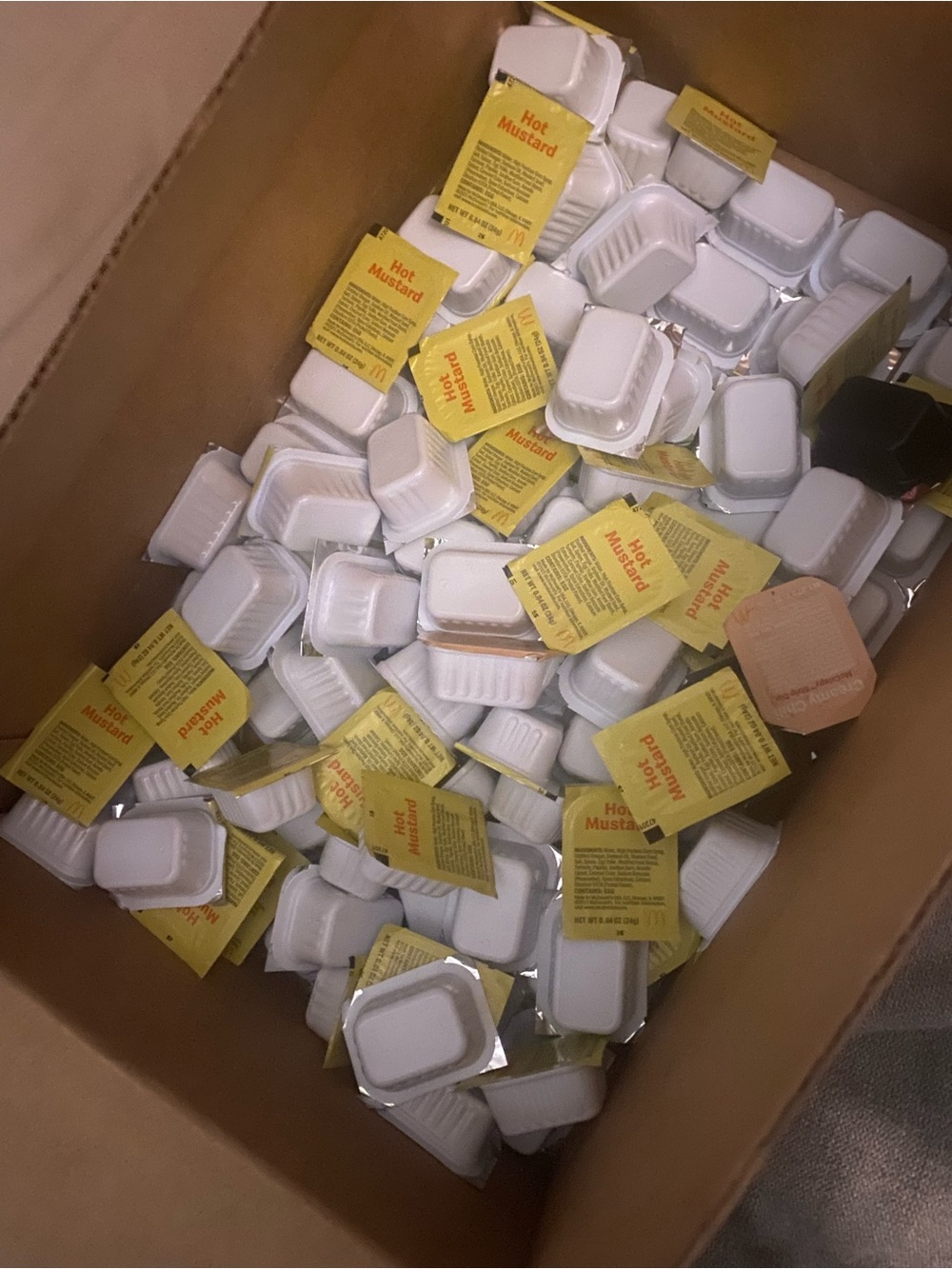 McDonald’s Hot Mustard Dipping Sauce (Lot Of 50)